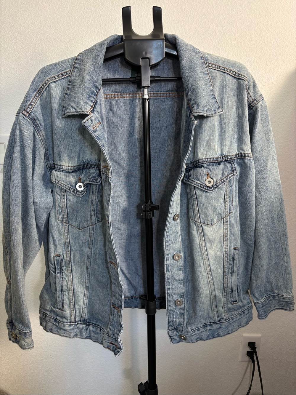 wild fable Washed Blue Denim Jacket